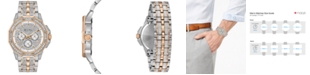 Bulova Men's Chronograph Phantom Two-Tone Stainless Steel & Crystal Accent Bracelet Watch 41.5mm